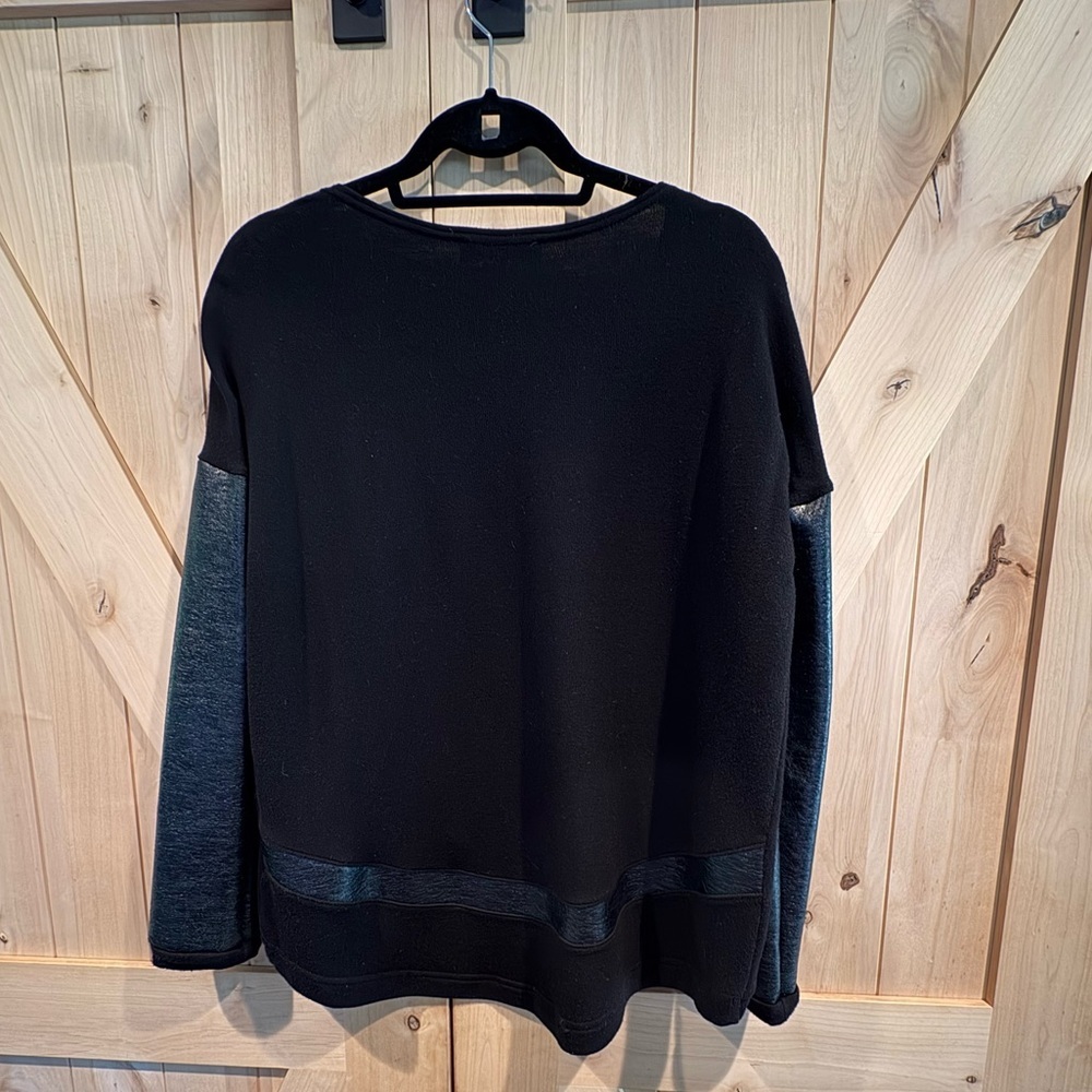 Faux Leather Sleeve Top by Generation Love ๐ค - Picture 2 of 4